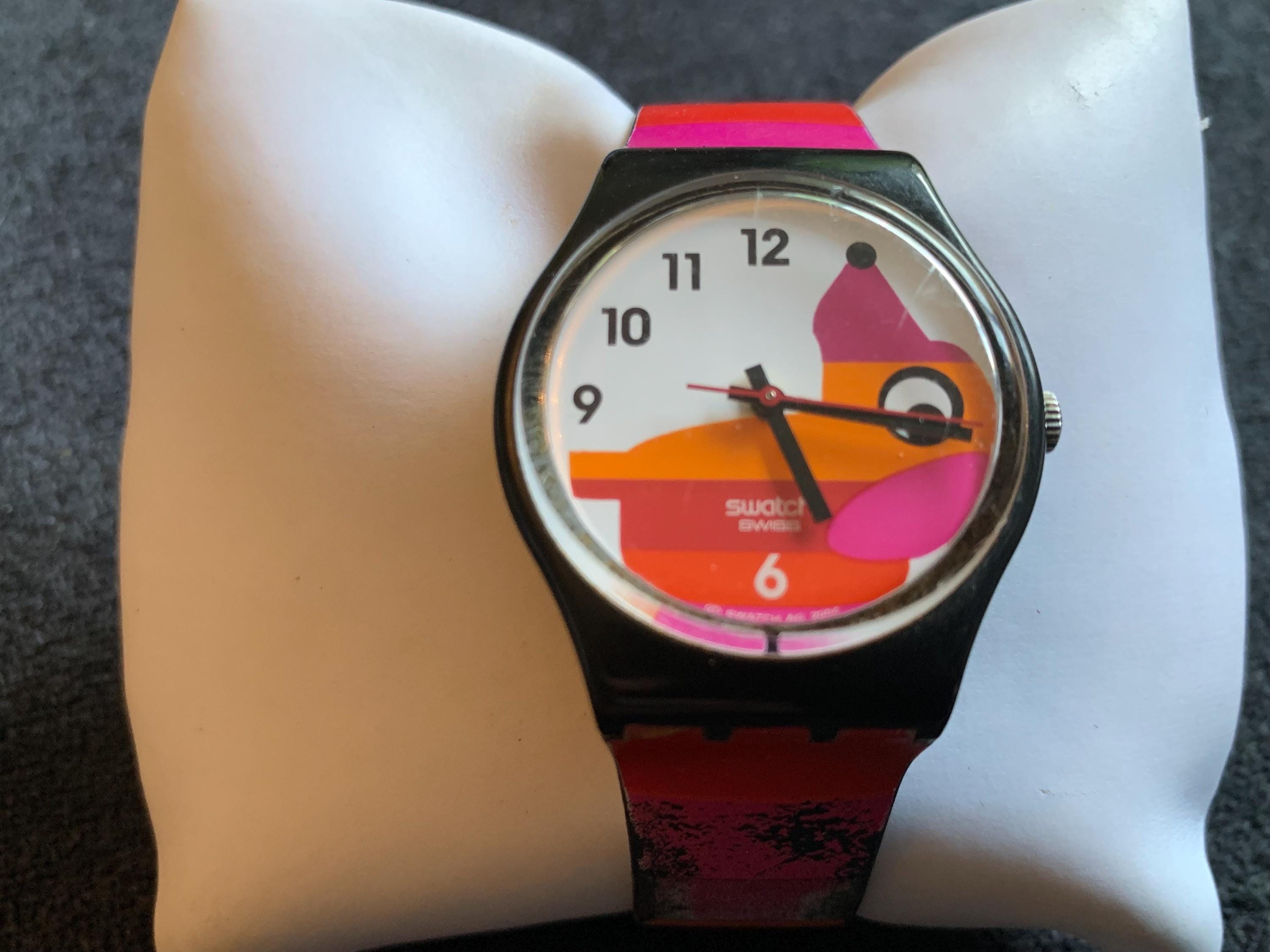 Vintage Swatch Unisex Extra Long Quartz Watch - Etsy