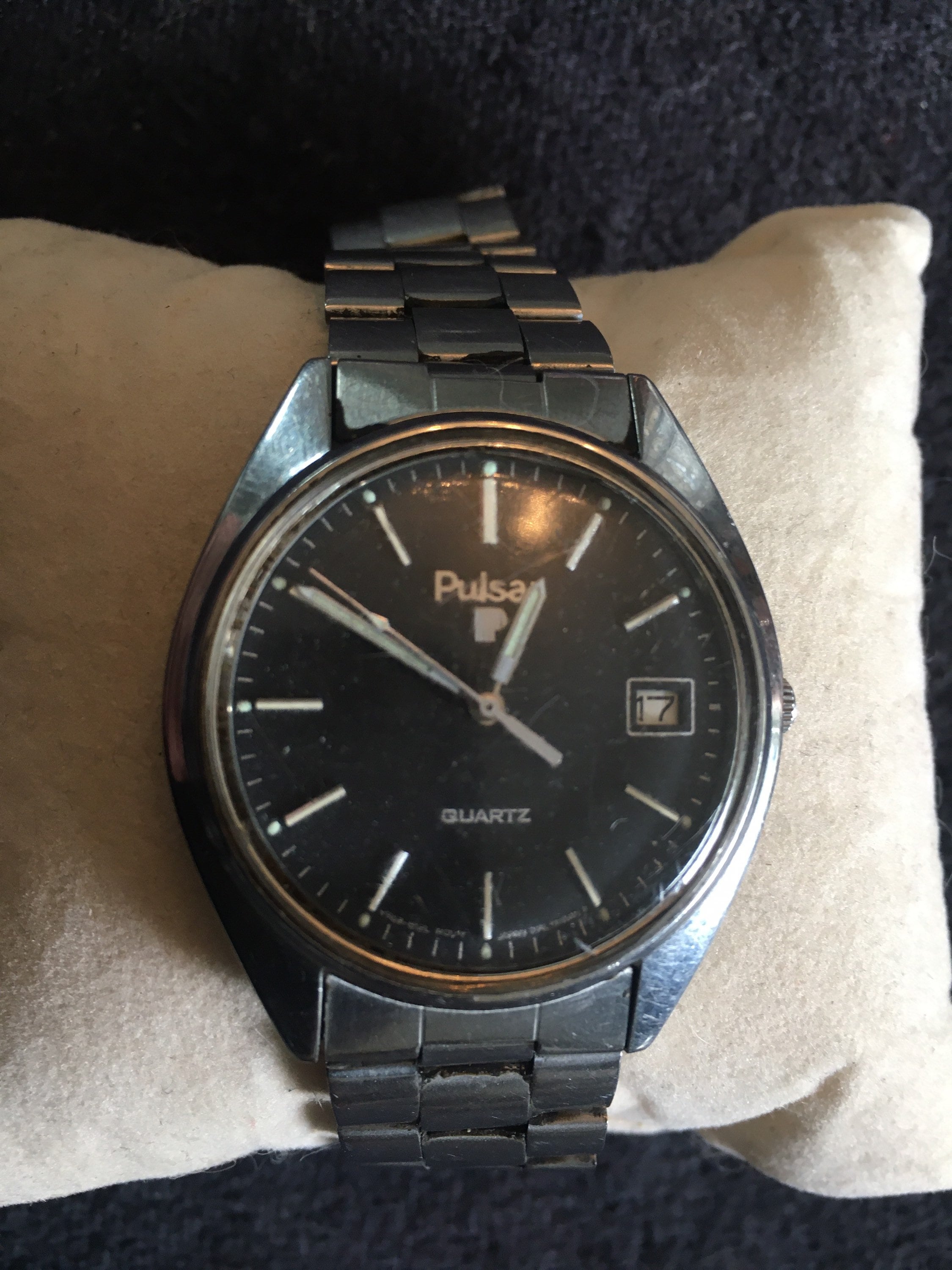 Vintage Mens Pulsar Seiko Silver Tone Watch - Etsy Singapore