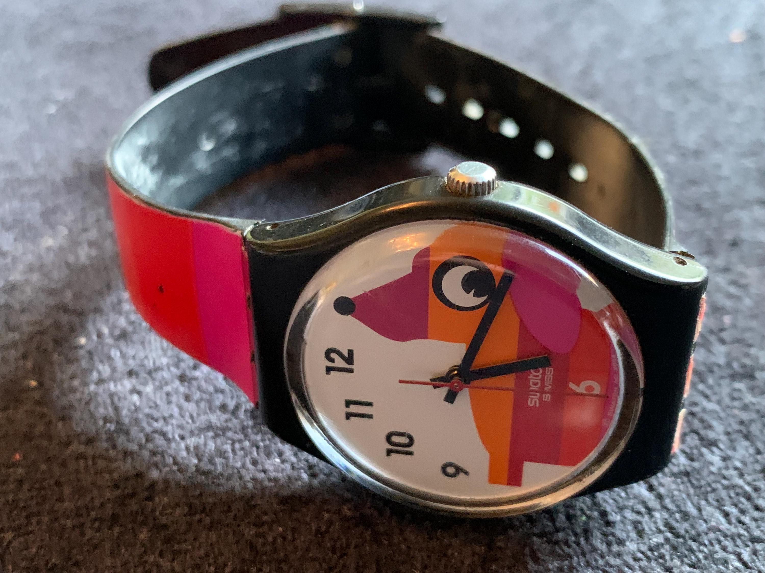 Vintage Swatch Unisex Extra Long Quartz Watch - Etsy