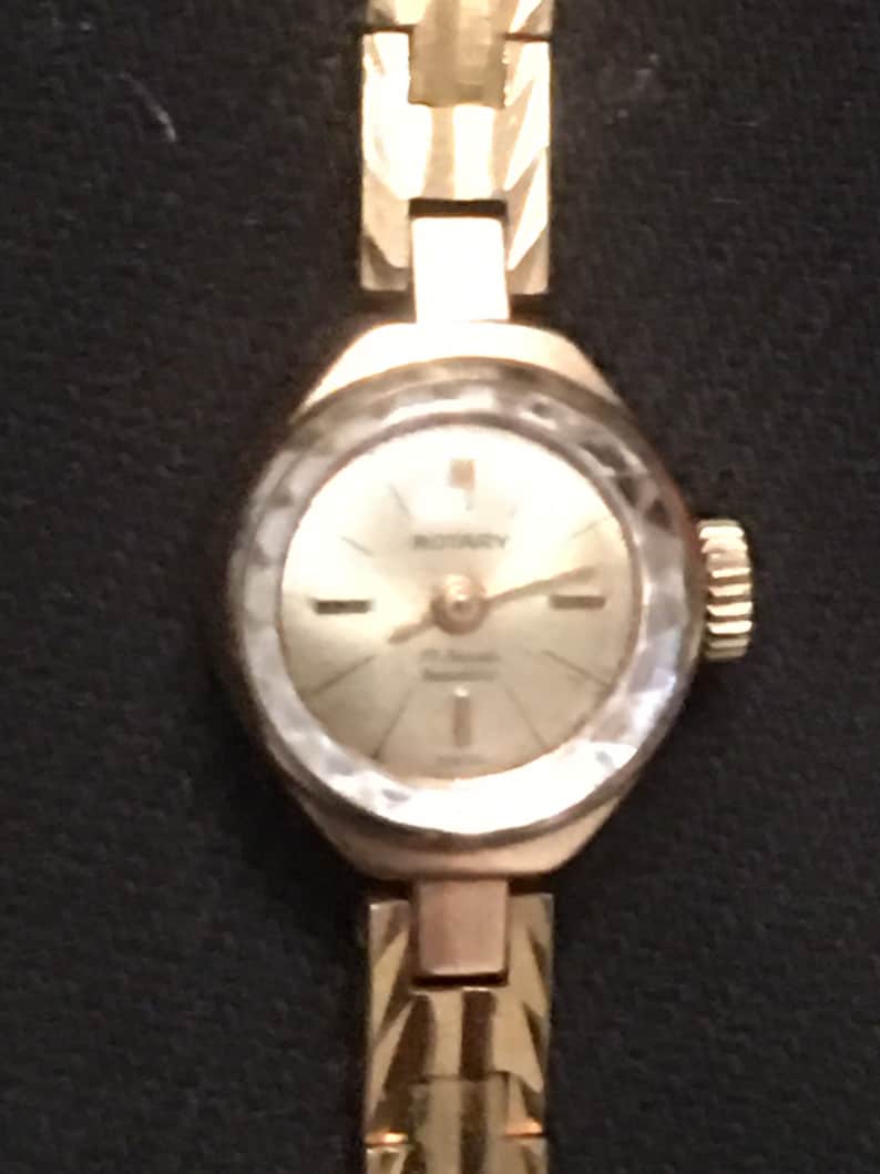 Vintage Rotary incabloc 17 Jewel ladies watch Etsy