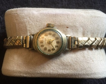 JUNGHANS ゴールド ブラック 置時計 ドイツ quartz VINTAGE RARE LUXURY GERMANY GOLD PLATED MEN'S QUARTZ WATCH