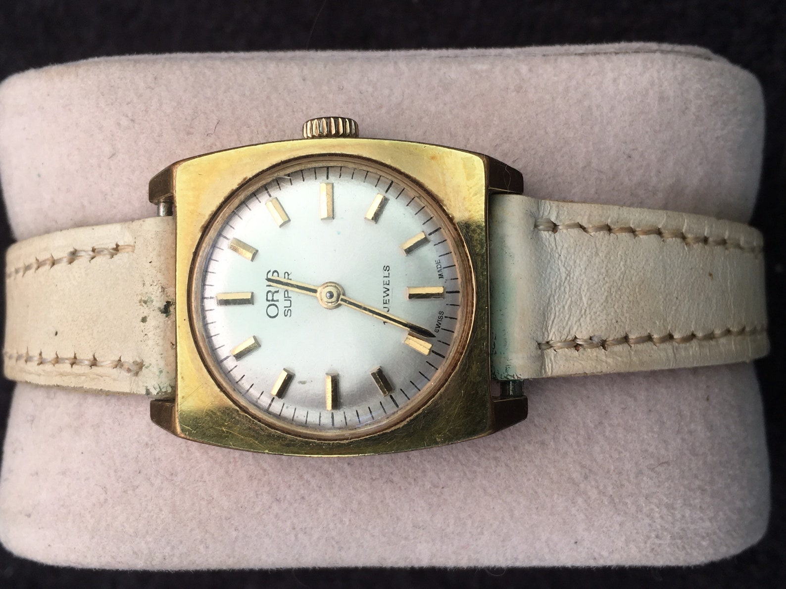 Vintage Oris Super Ladies Gold Plated Watch Etsy UK