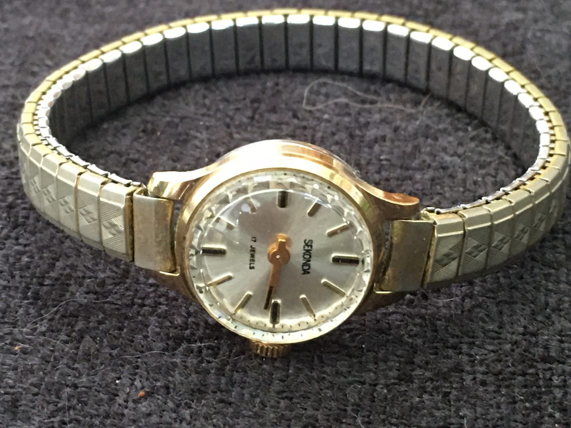 Vintage Sekonda gold ladies watch Etsy