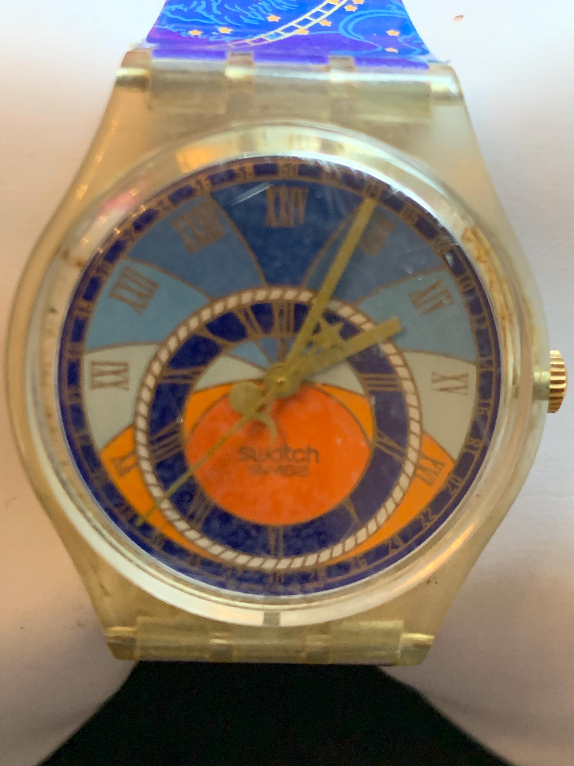 Vintage Swatch Unisex AZIMUT GK179 With Original Strap 1994 - Etsy