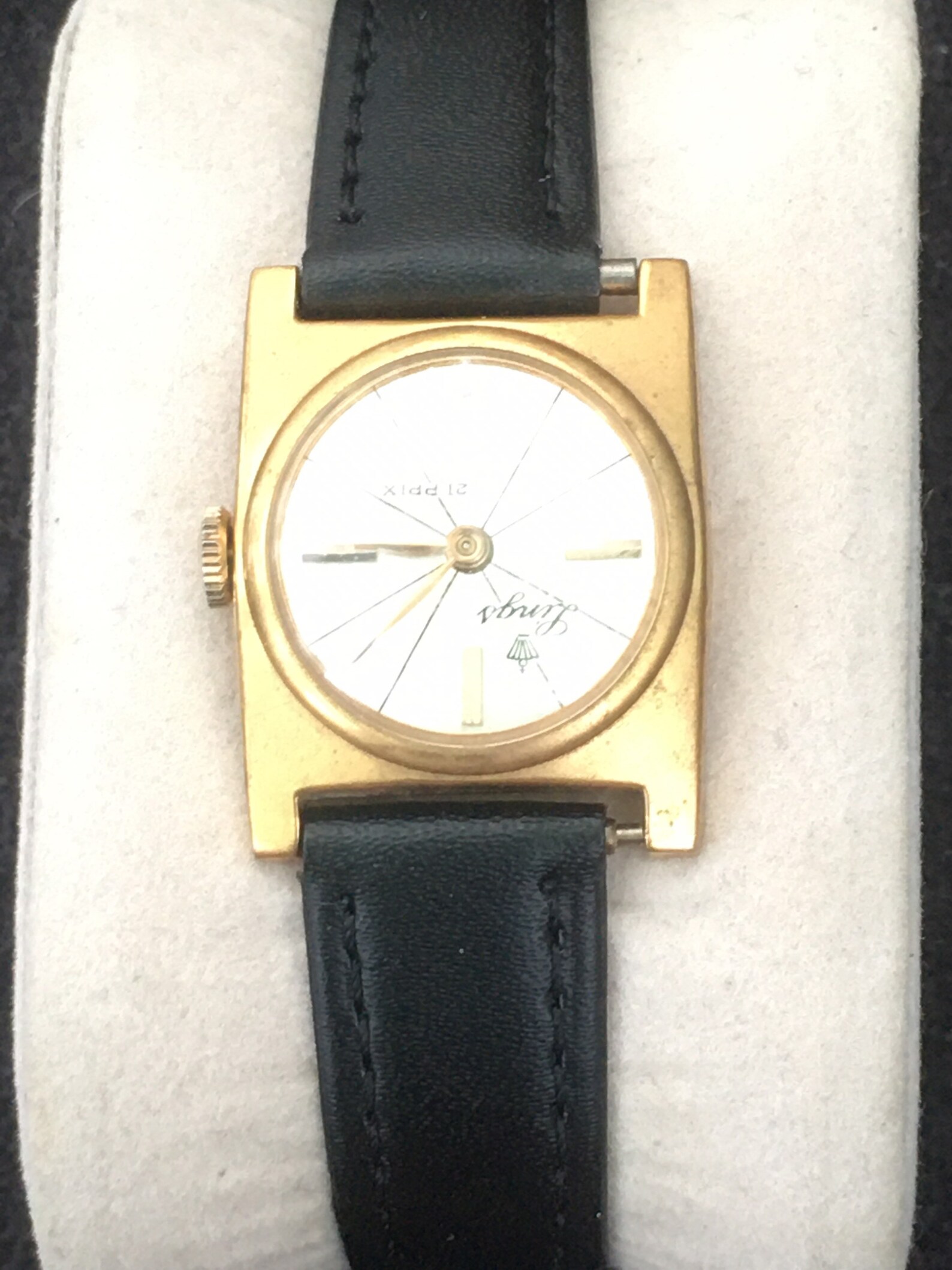 Montre Mécanique Vintage Lings Pour Homme - Occasion, Montre Bracelet à Remontage Manuel