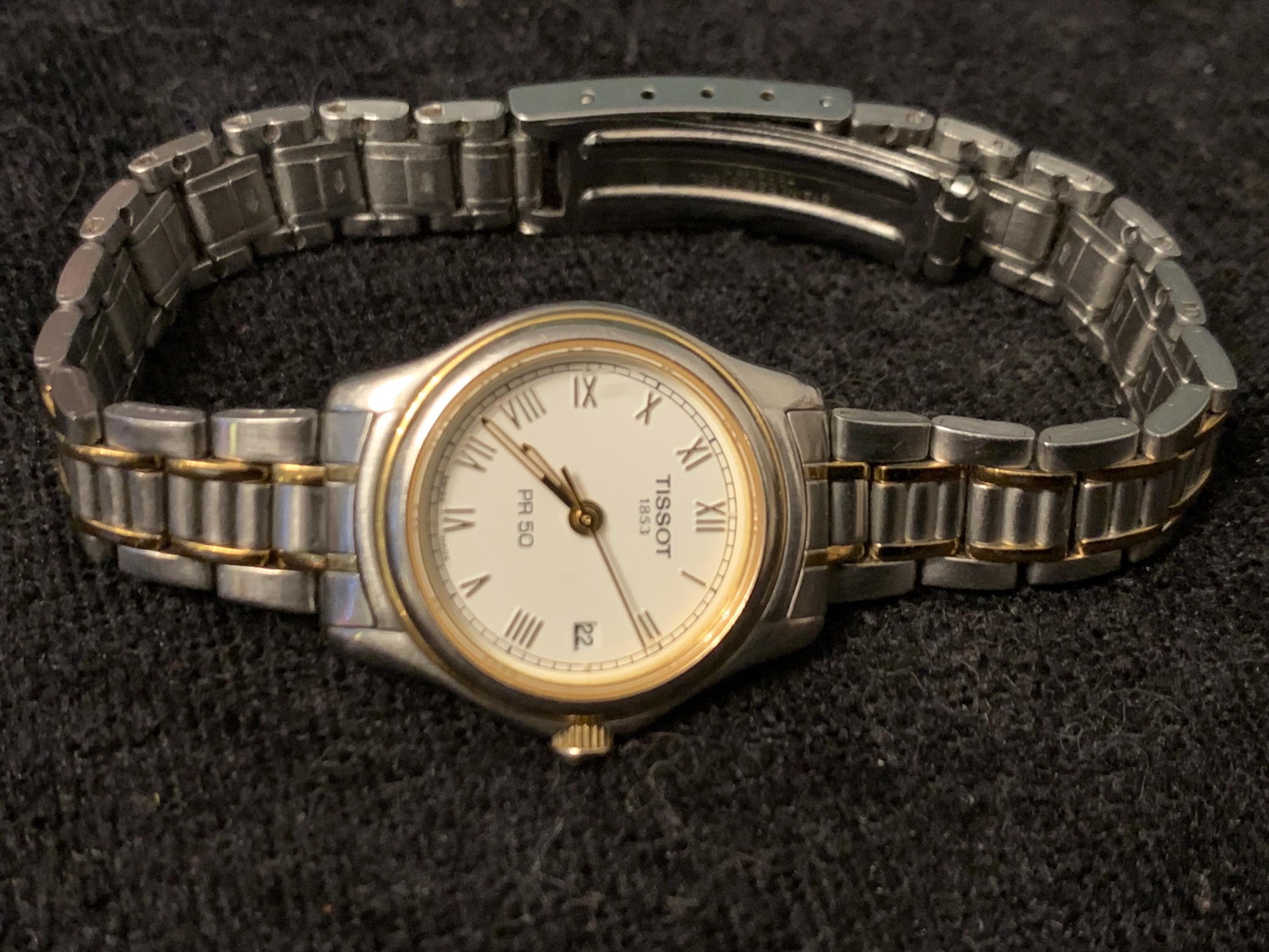 ティソレディース腕時計 TISSOT1853 PR50 Tissot 1853 PR 50 Quartz J136/236K Vintage Women's Watch For