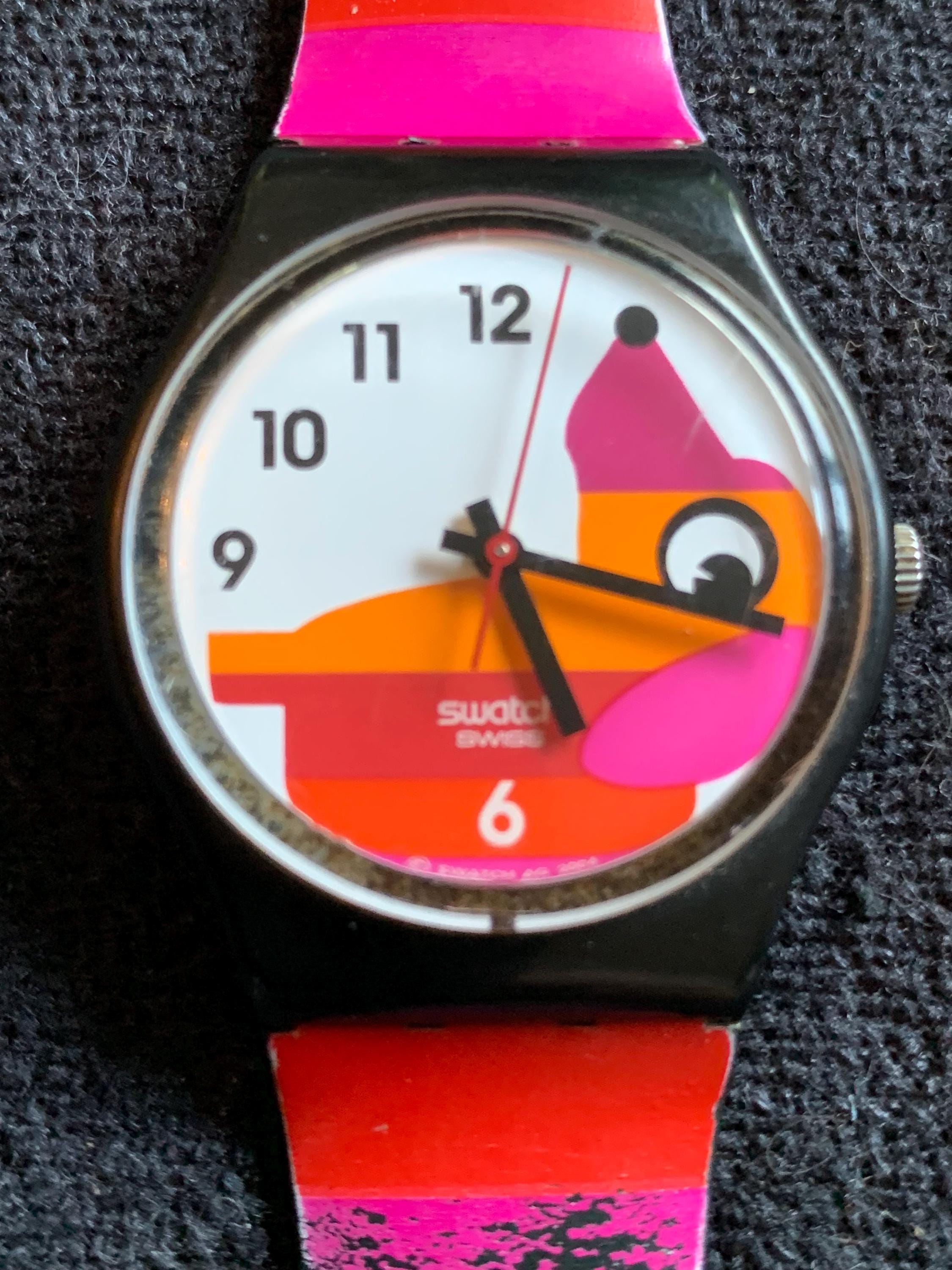 Vintage Swatch Unisex Extra Long Quartz Watch - Etsy