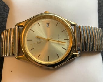 Vintage Citizen Gold tone Men’s Quartz watch