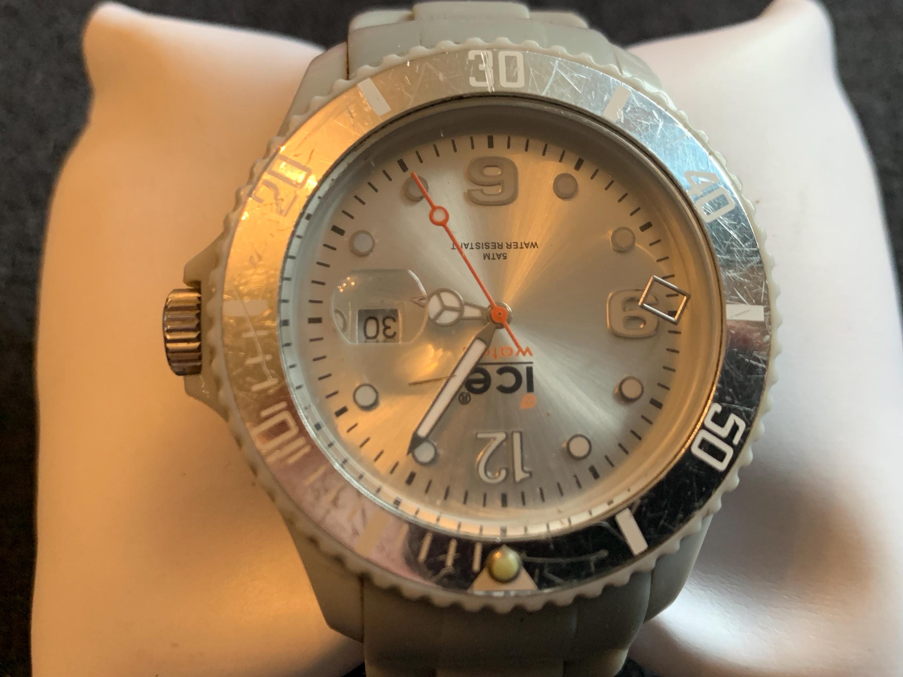 Vintage Watches Ice Watch Blue Silicone Mens Quartz Diver Dial Ice Watch® Multi Dial  main image 2
