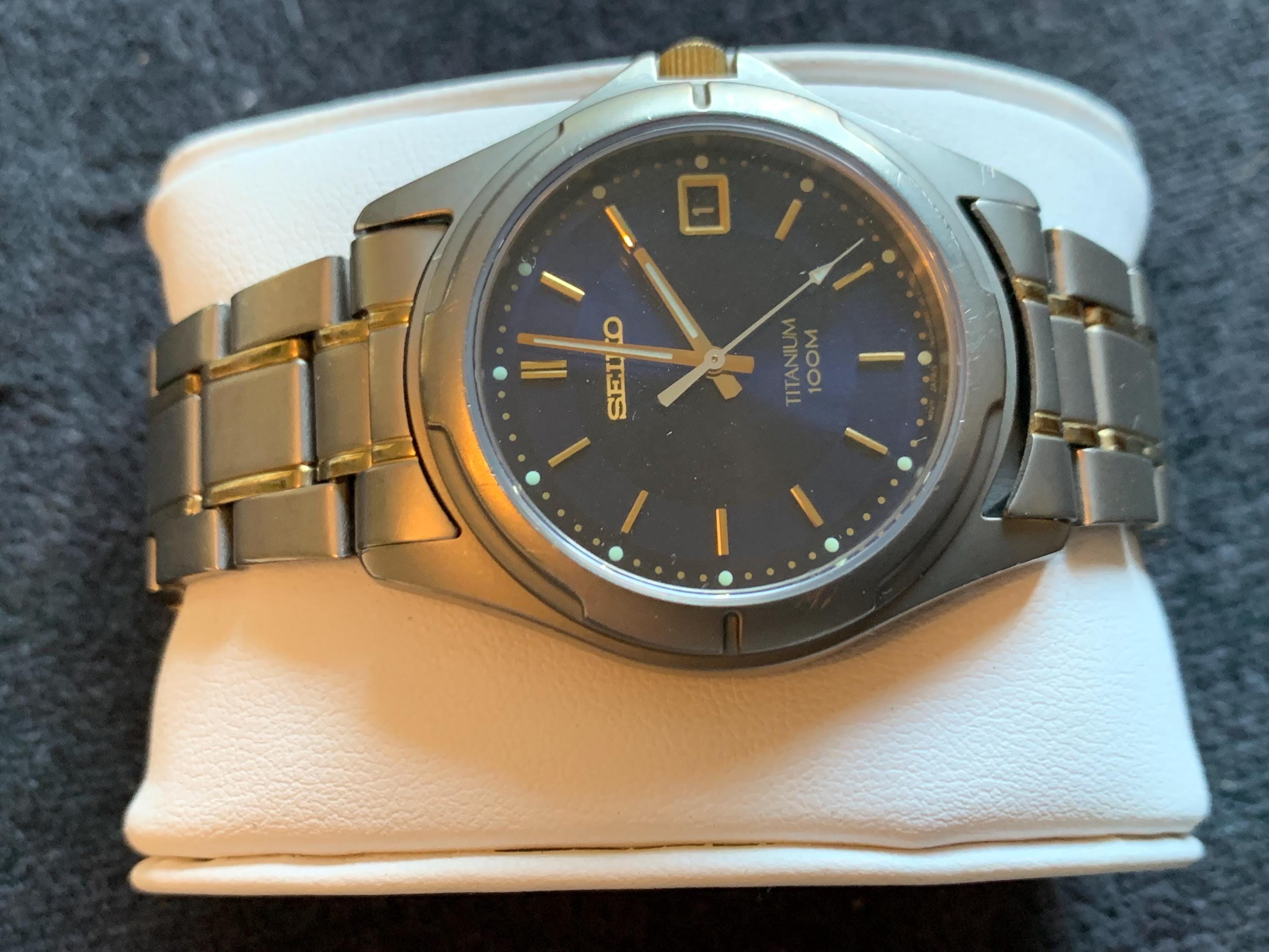Seiko Kinetic Titanium Watch - Etsy Canada