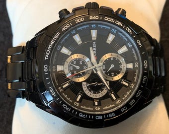 Curren Divers style Mens watch oversized face