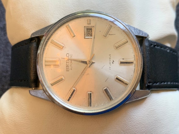 Vintage Rare Mens Seiko 7006 2000 Silver Tone Automatic Watch Etsy UK