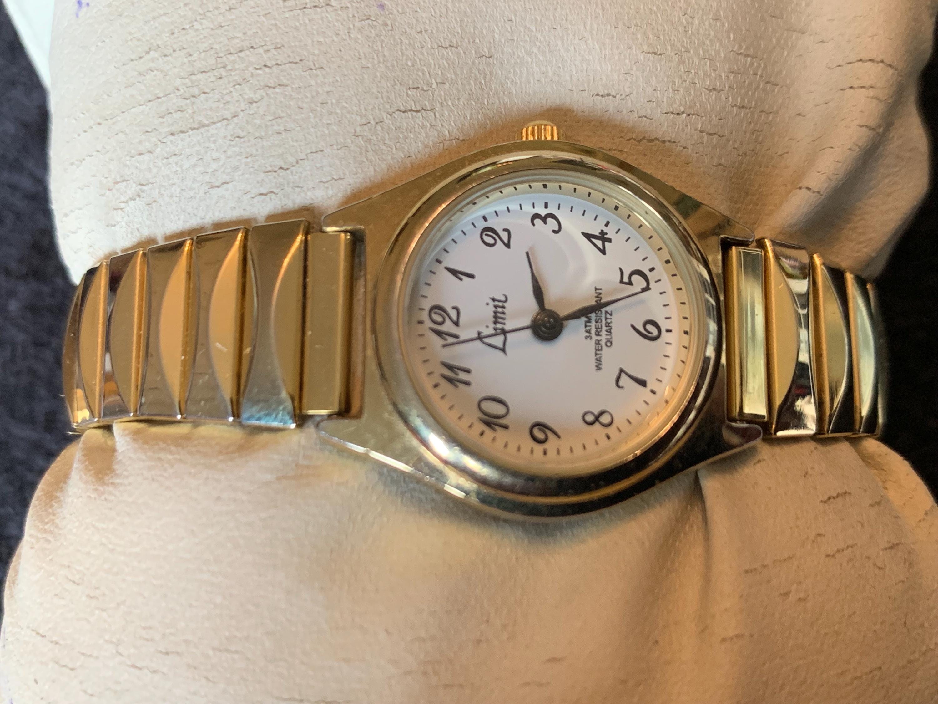 Rare Vntage Lades Watch /bulova La Pette /real Damonds /1940s-50s