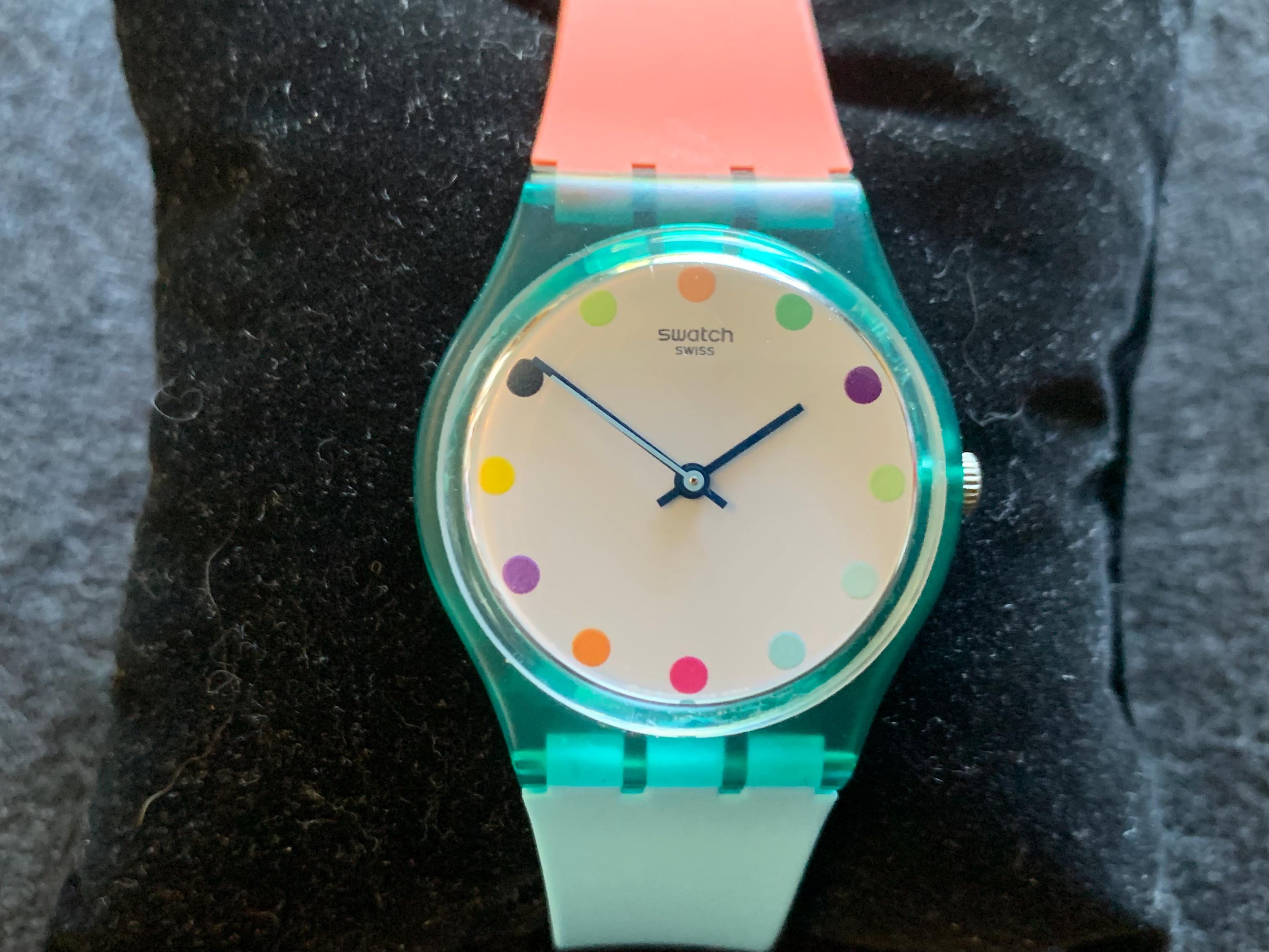 Vintage Swatch Unisex Candy Parlour GG219 Watch - Etsy