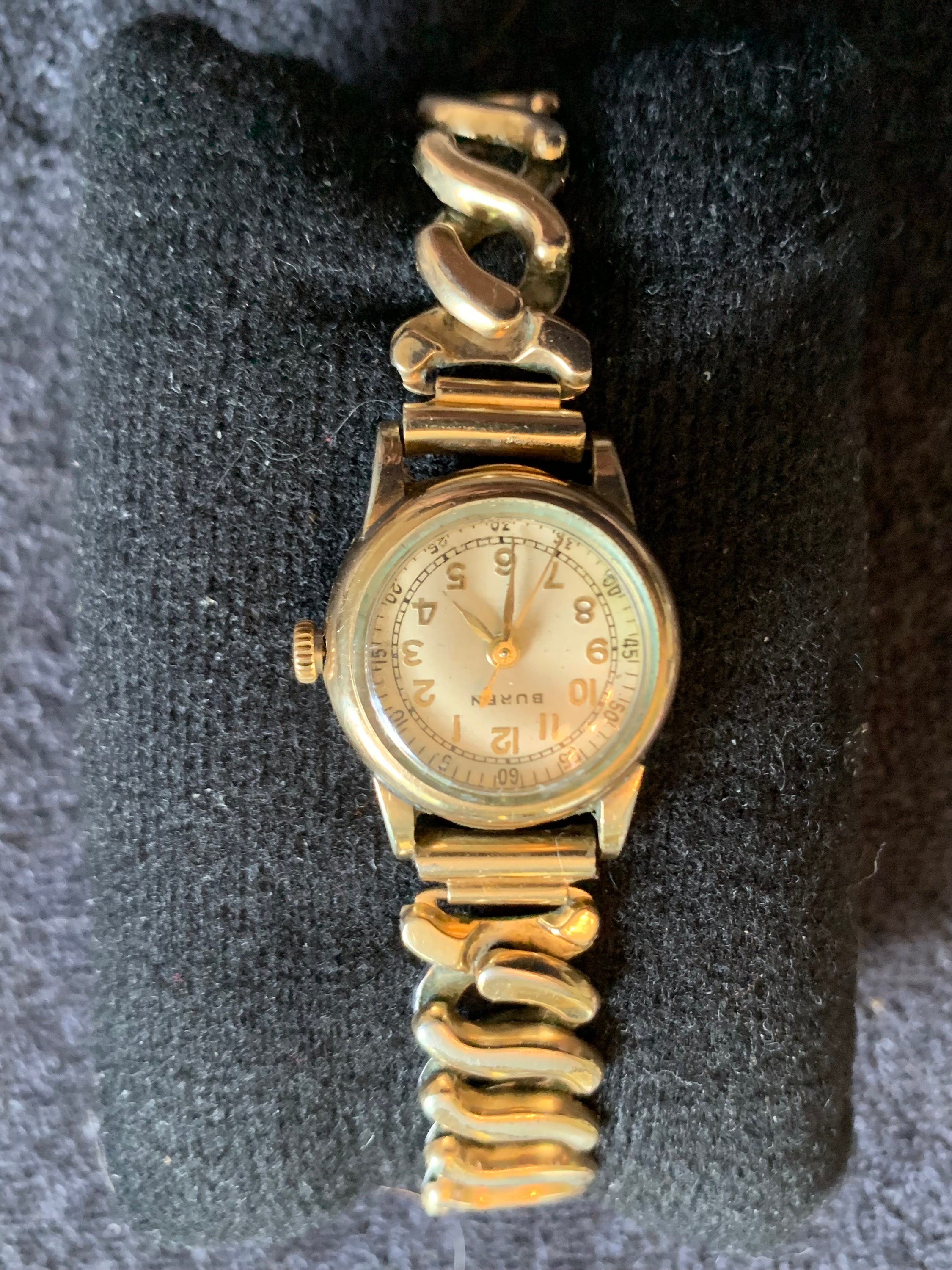 Vintage Rare Buren Ladies Gold Plated Watch - Etsy