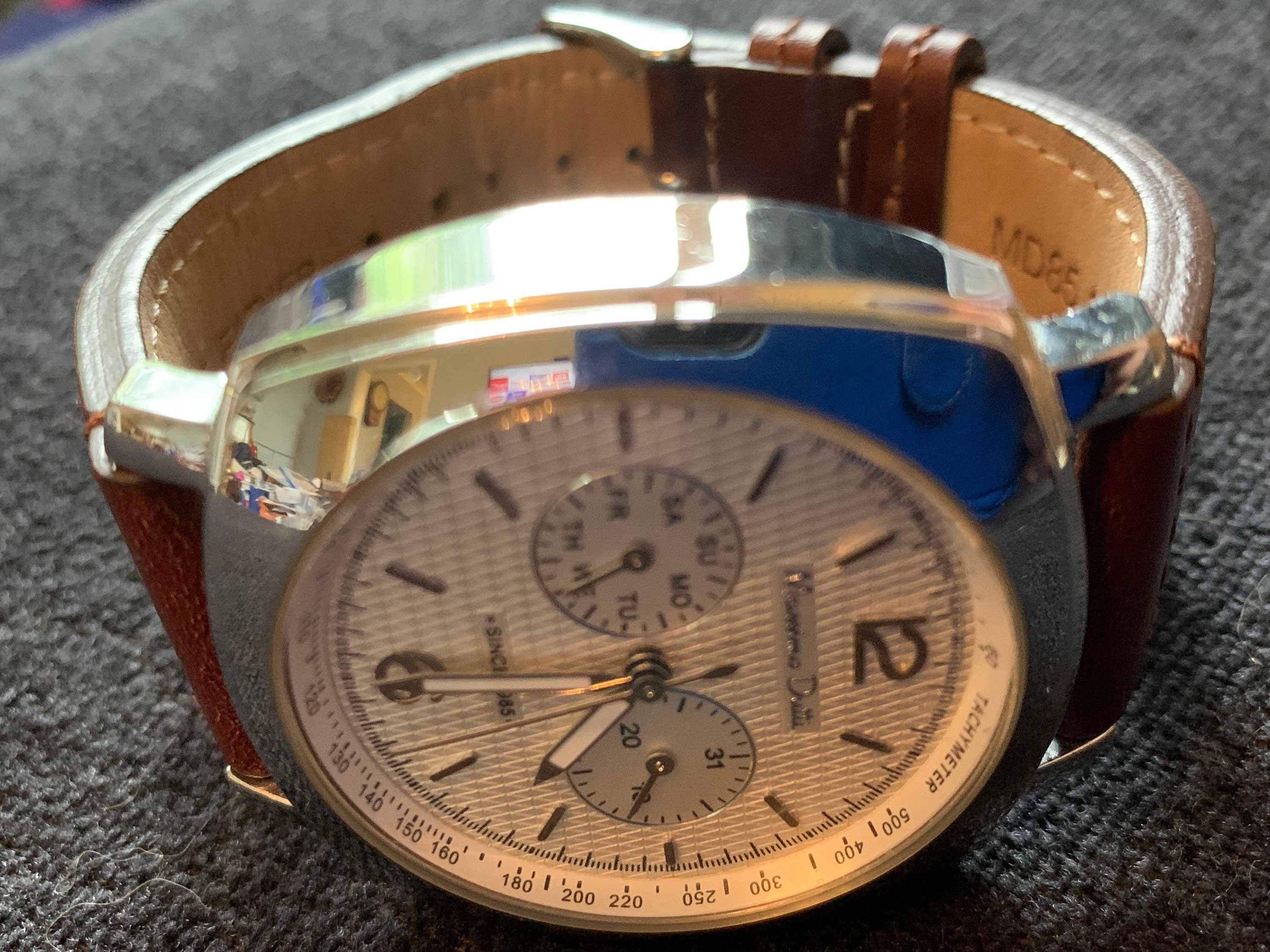 Vintage Massimo Dutti Chronograph Quartz Watch Etsy