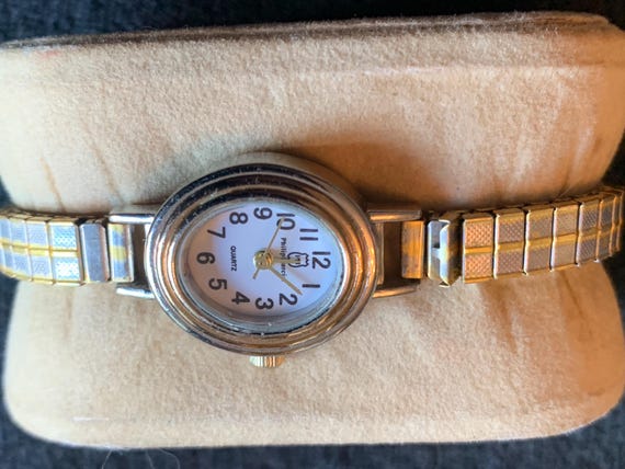 Philippe Mercier Ladies Gold/silver Tone Quartz Watch - Etsy display picture 2