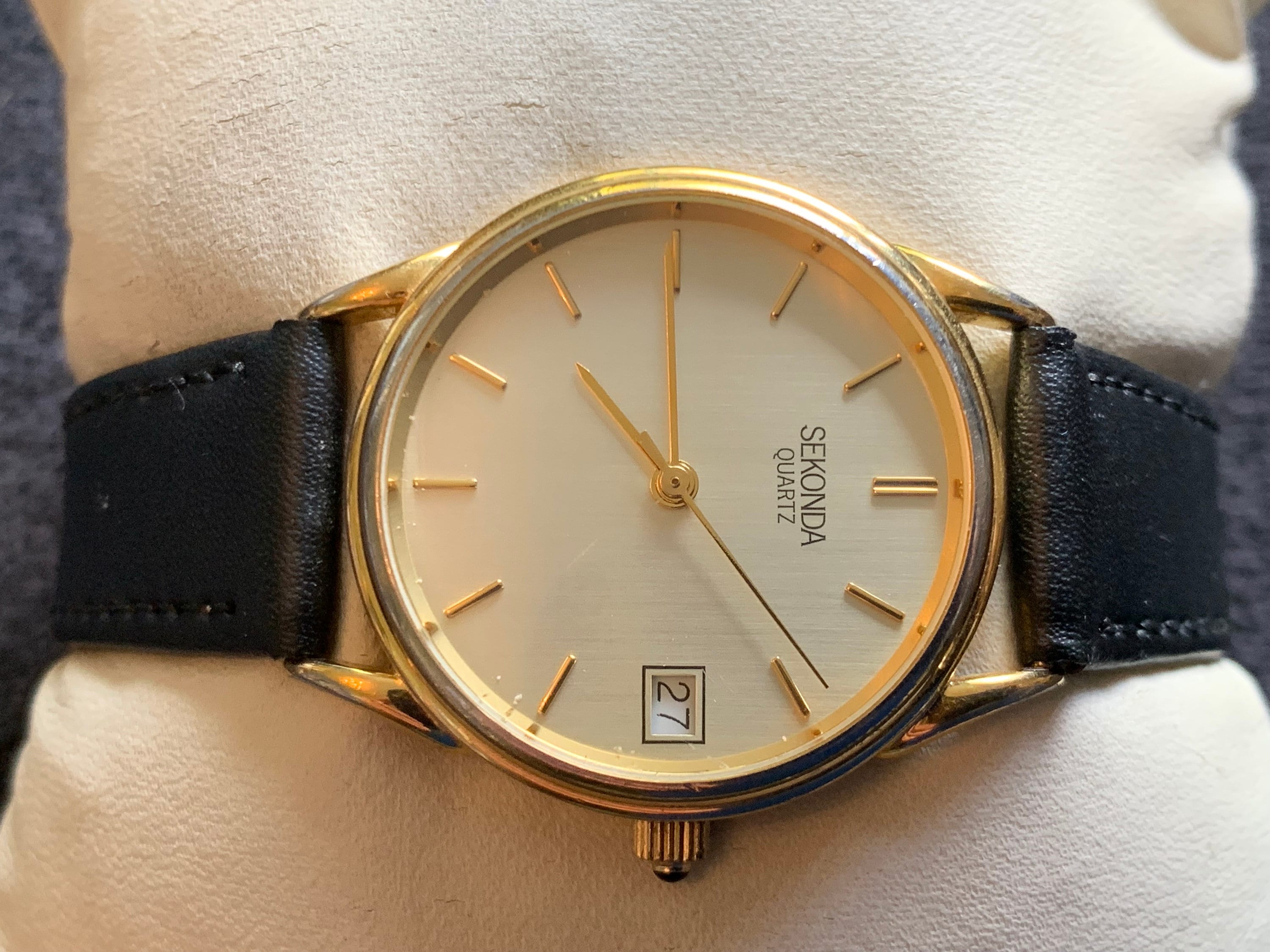 Vintage Sekonda Mens Watch Gold Tone - Etsy Israel display picture 1