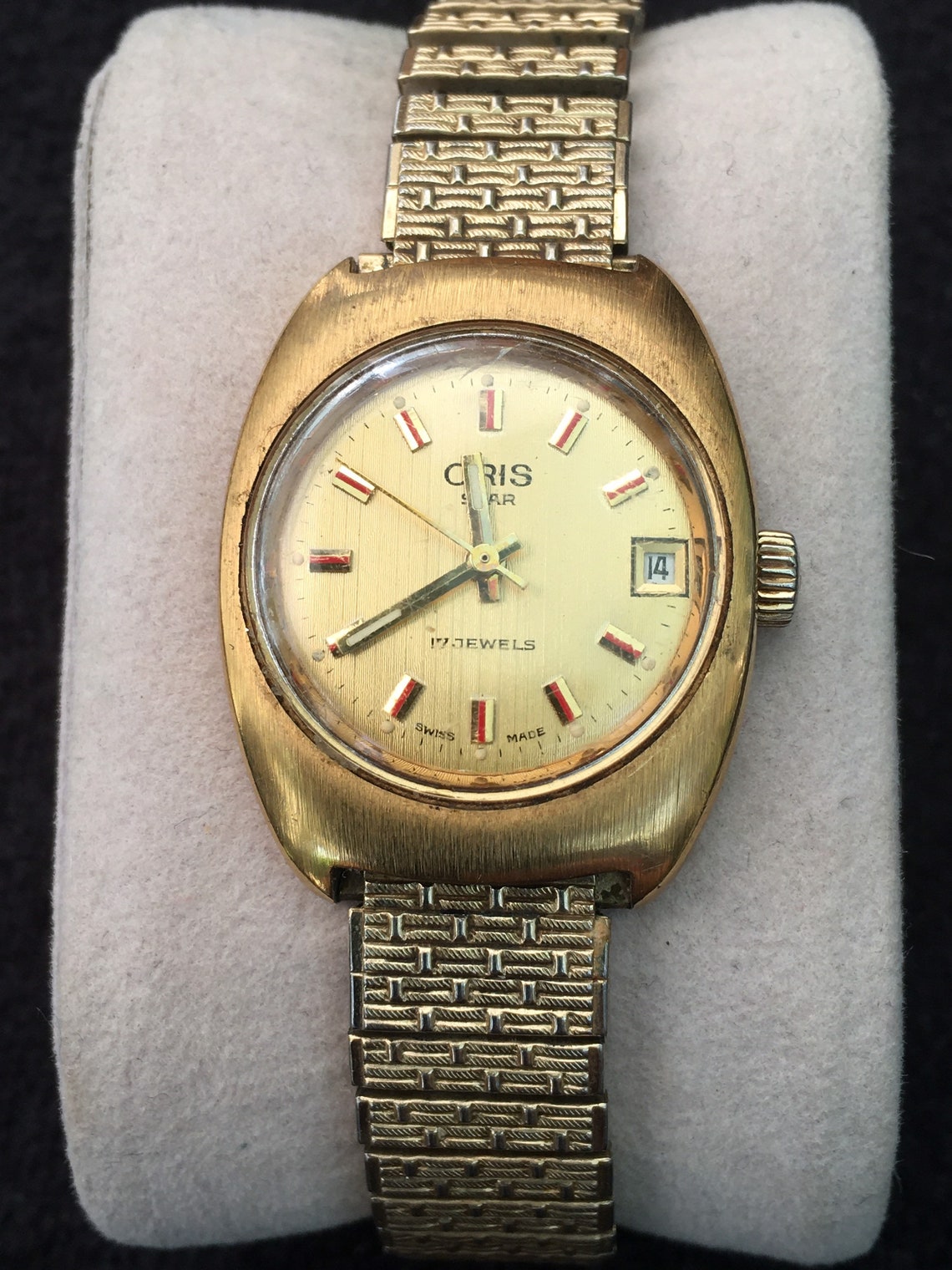 Vintage Oris Star Ladies Gold Plated Watch Etsy UK