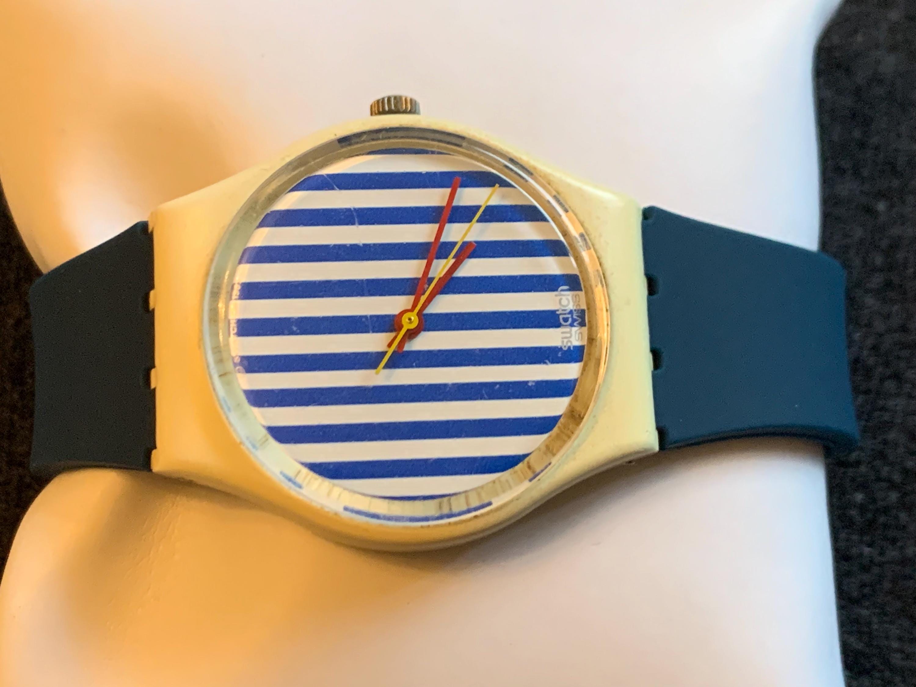 Vintage Rare Early Swatch Newport GW108 Unisex Watch 1987 - Etsy