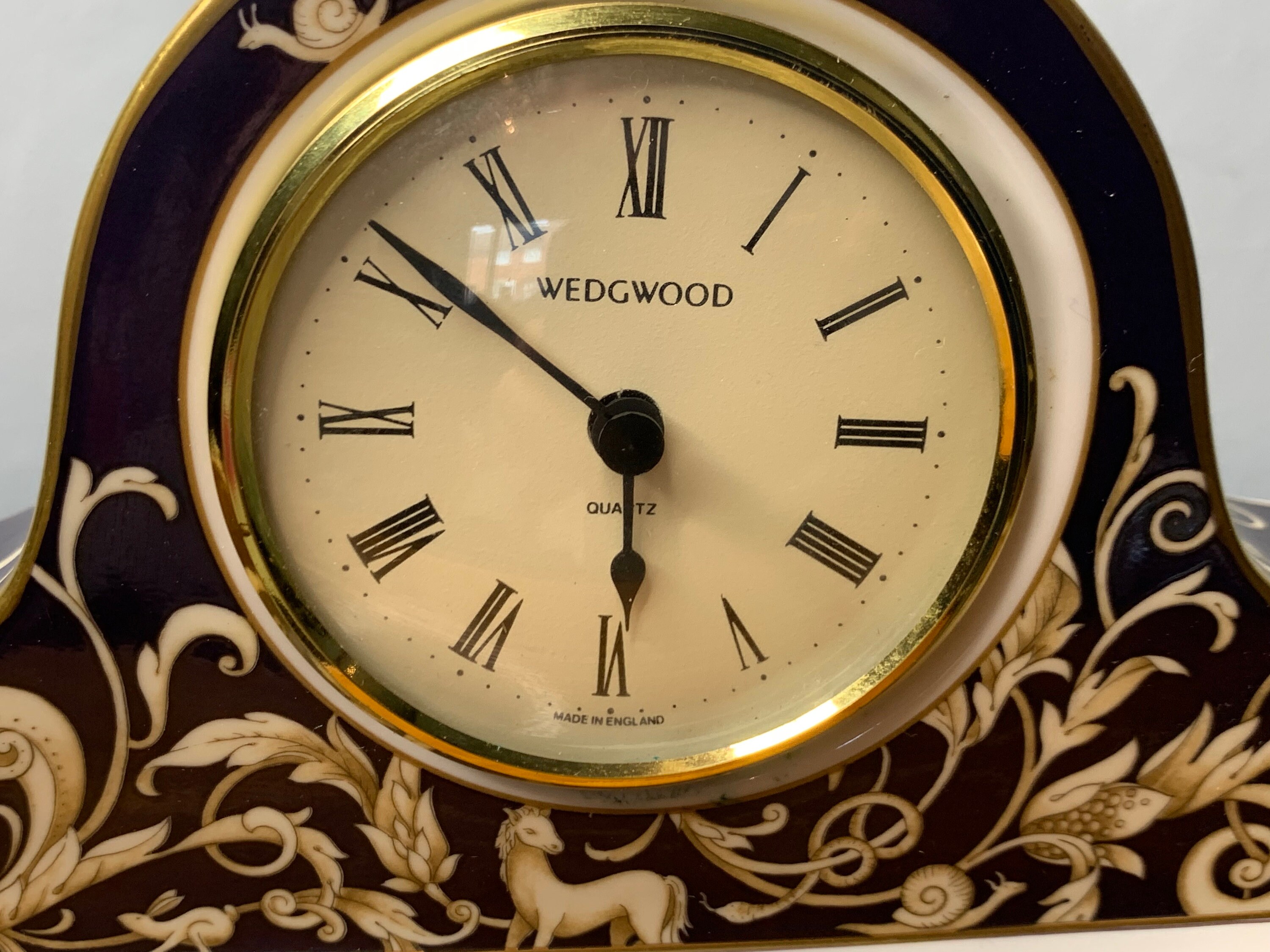 Vintage Wedgwood Bicentenary Cornucopia Bone China Quartz Mantle
