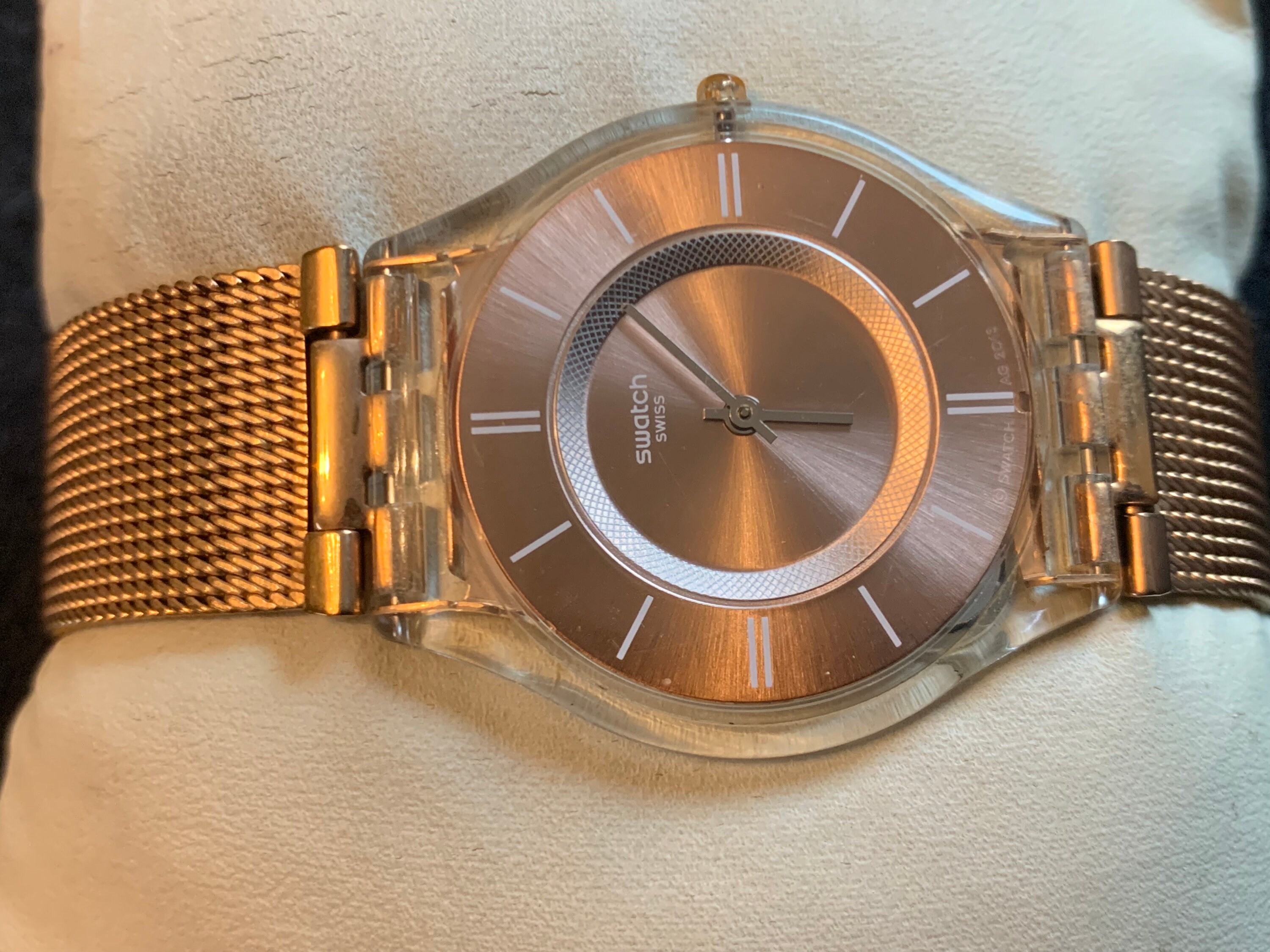 Rare Swatch Hello Darling Copper Tone Watch Sivyers4 Etsy Australia