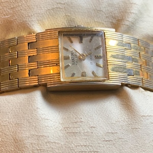 Vintage Santima ladies gold plated watch