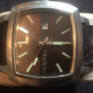 Diesel Silver Tone Mens Quartz Watch - Etsy