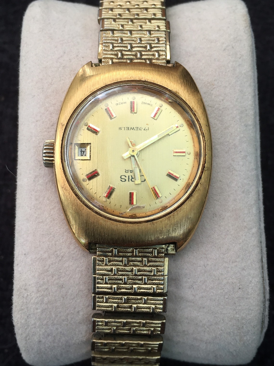 Vintage Oris Star Ladies Gold Plated Watch Etsy UK