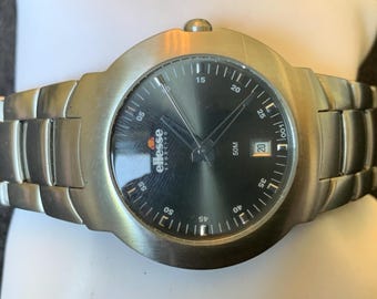 Vintage Rare Ellesse Sportivo Mens Stainless Steel Watch