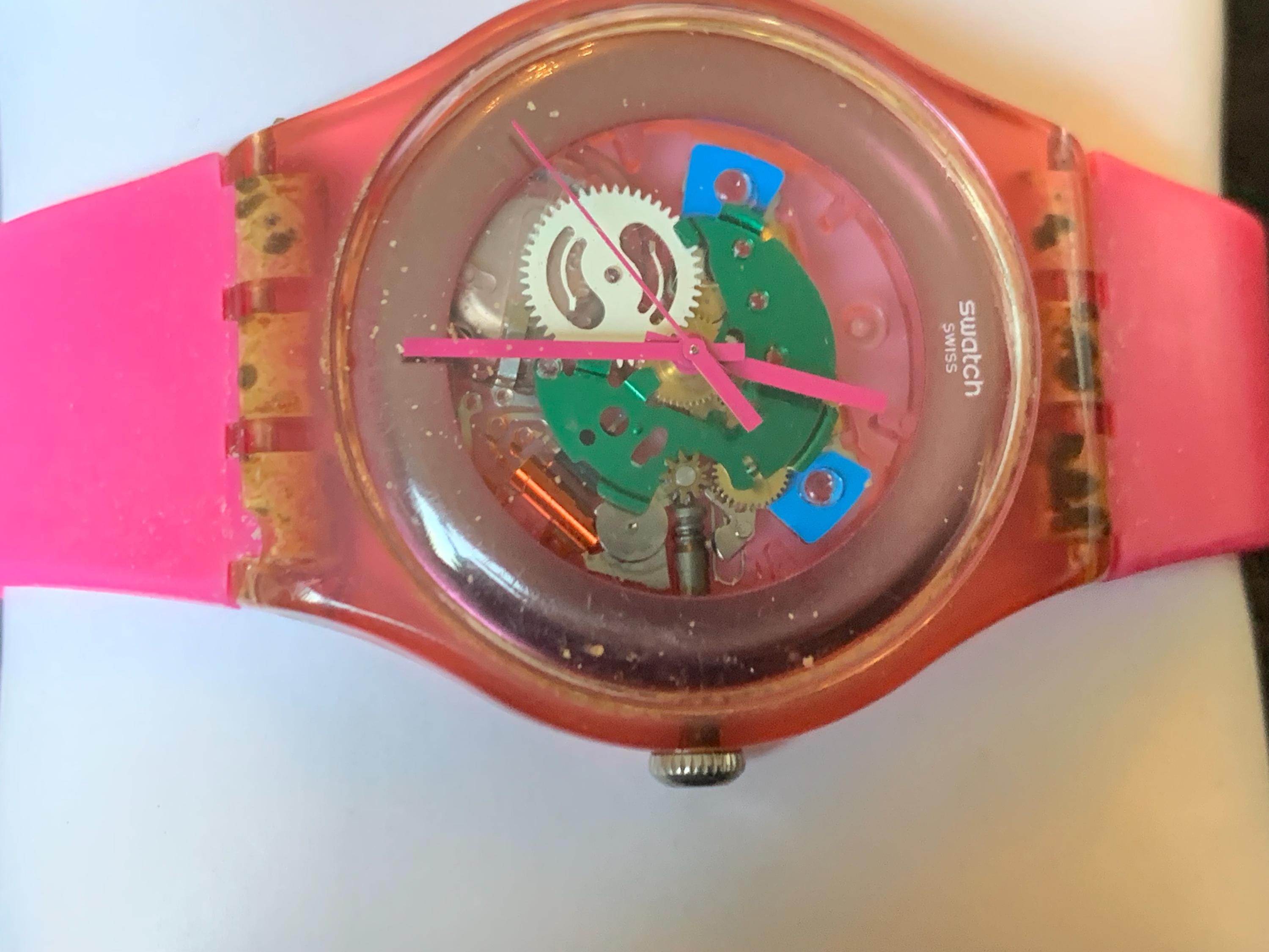 Swatch Watch - SUOP100 - PINK LACQUERED PINK LACQUERED - SUOP100 - Swatch® Official Store main image 3
