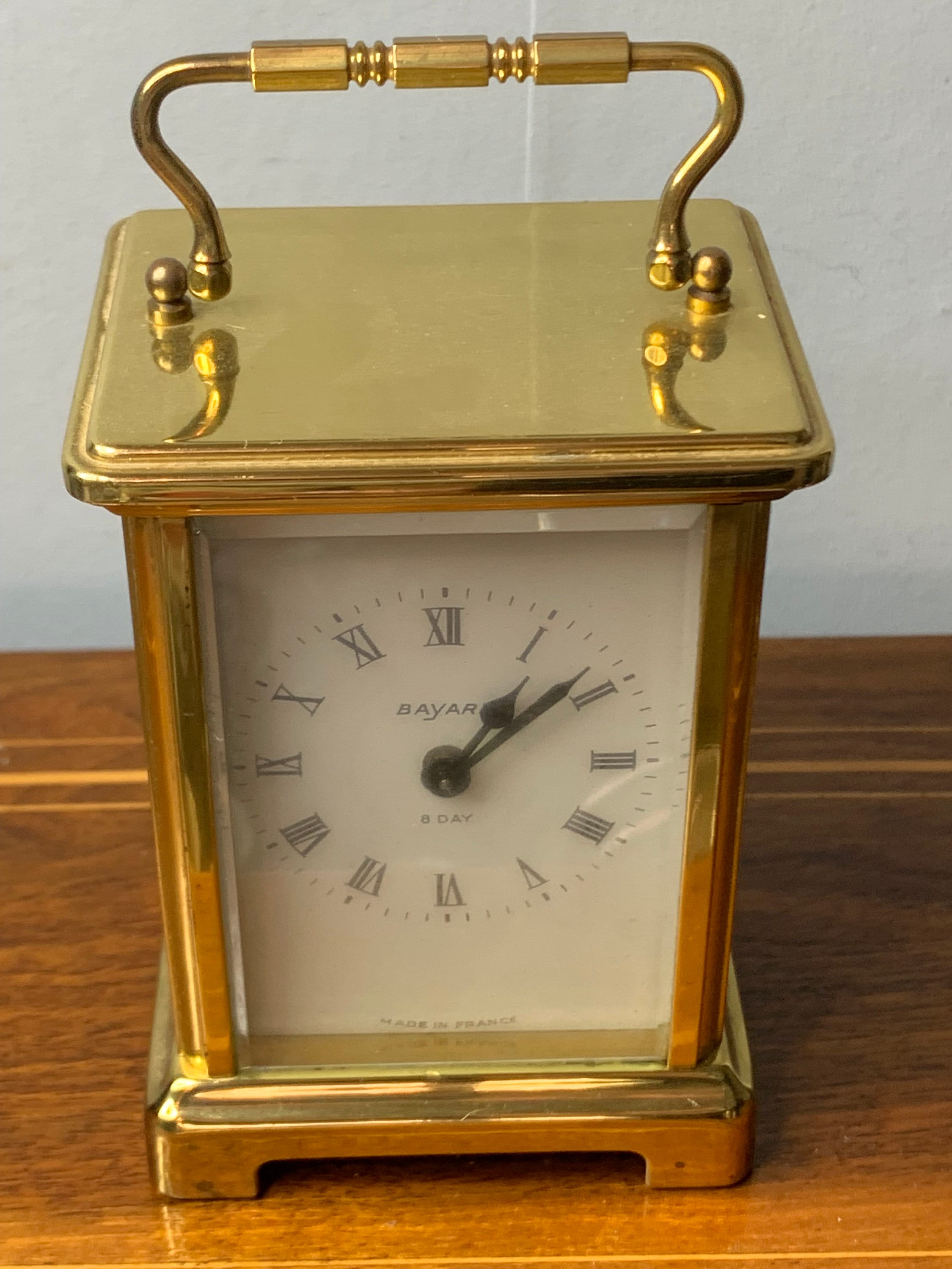 Vintage Bayard Brass 8 Day Carriage Clock - Etsy