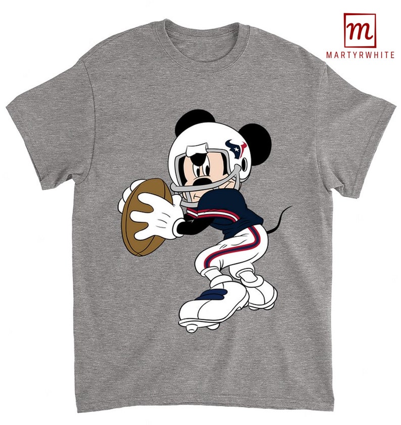 Houston Texans American Football Team Mickey Mouse Walt Disney T Shirt