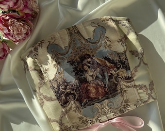 Corsé con tapiz de Romeo y Julieta estilo renacentista vintage / Regalo para San Valentín