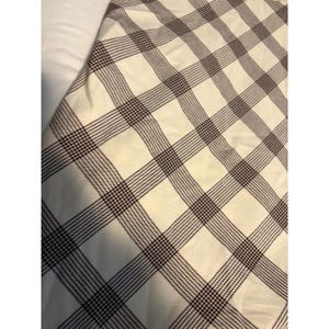 Urban Outfitters Plaid Mini Dress Brown Cream Sweetheart Neckline Size S P image 3