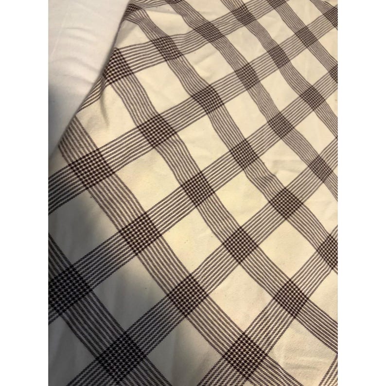 Urban Outfitters Plaid Mini Dress Brown Cream Sweetheart Neckline Size S P image 3