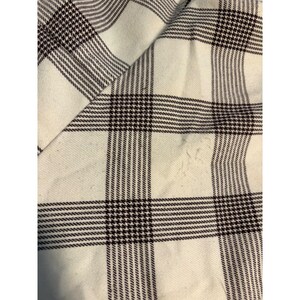 Urban Outfitters Plaid Mini Dress Brown Cream Sweetheart Neckline Size S P image 10