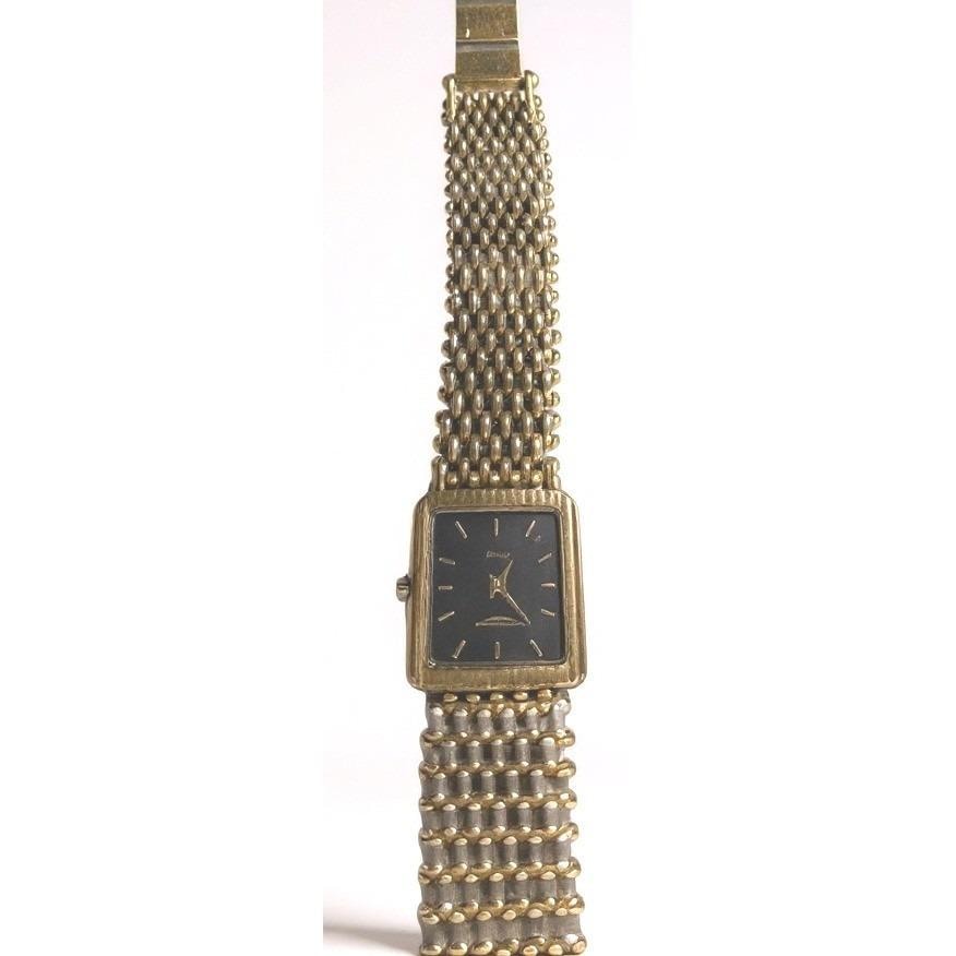 Vintage Longines Gold Tone Square Tank Women display picture 3