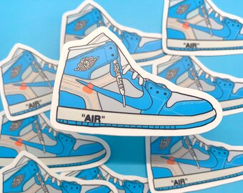 off white jordan 4 unc