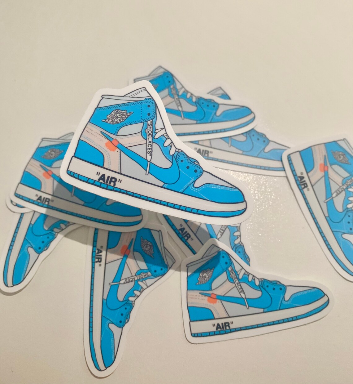 Off-White Air Jordan 1 Sticker | Etsy