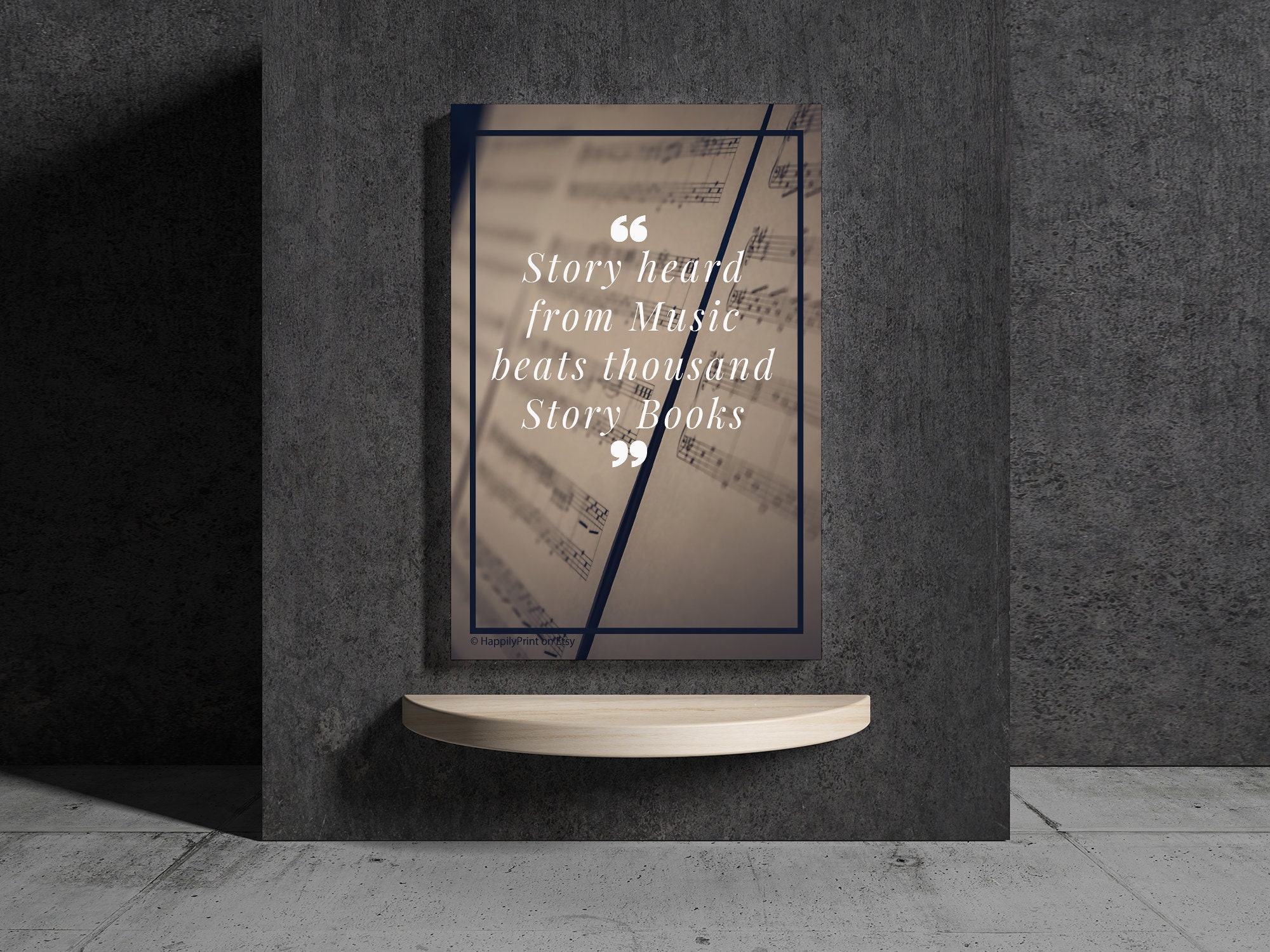 Decorative Frameable Quote Poster for Home or Office Etsy
