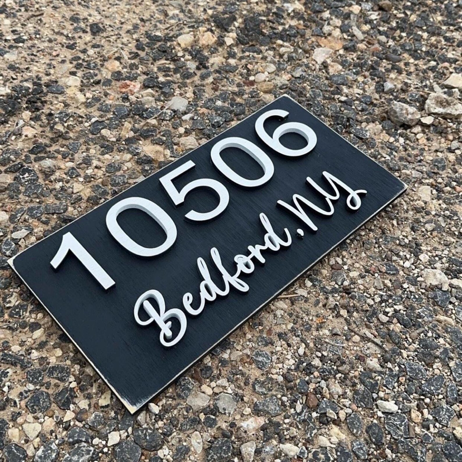 Personalized ZIP Code Sign, Custom Hometown Wall Decor, 3D Raised ...