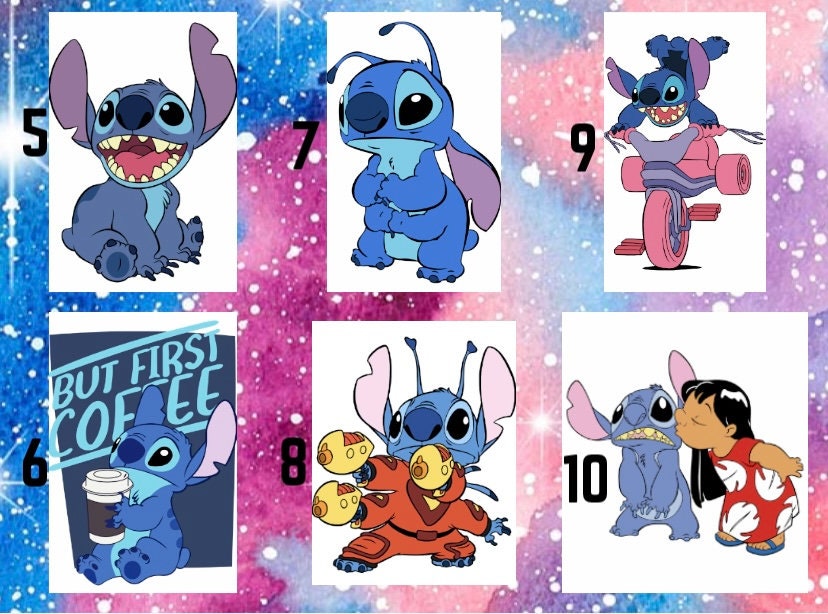 Custom Lilo and Stitch Layered Vinyl Decals Stickers Cup Etsy
