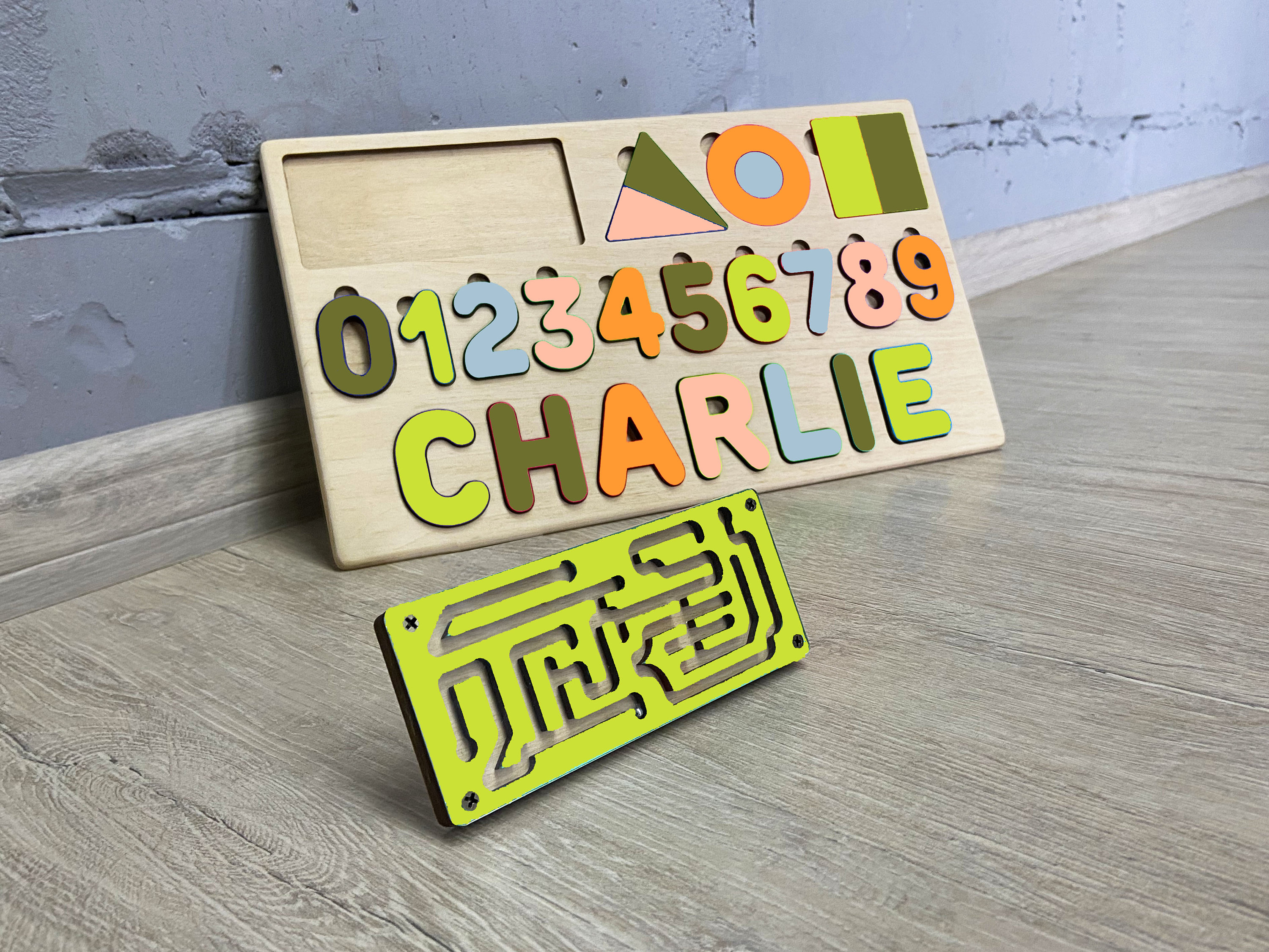 Name Puzzle Personalized Puzzle Wooden Custom Puzzle for Baby Boy and