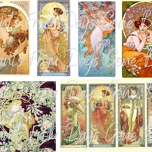 Vintage Frau Jugendstil Digital Download, Vintage, Clipart, JPG, Junk Journaling Karten Scrapbooking, Kartenanhänger machen, Lesezeichen