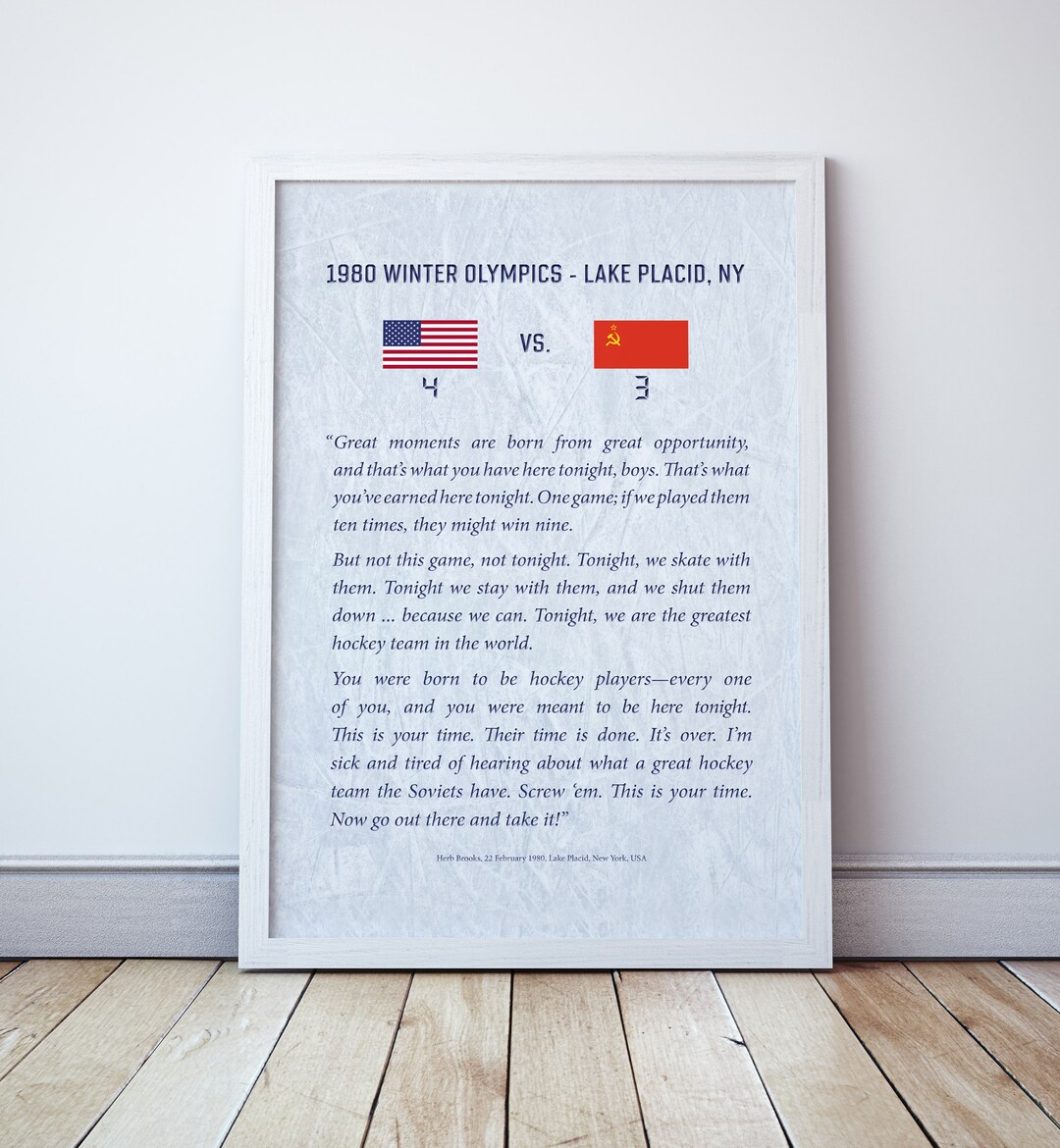 Herb Brooks Full Speech