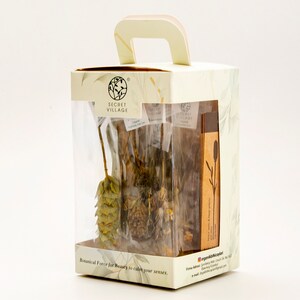 Secretvillageusa  18ct pack | herbal tea |Chamomile Flower | 2 typ Lavandula Stoechas | Tilia Spicata | Sideritis Congesta | Thymbra Spicata
