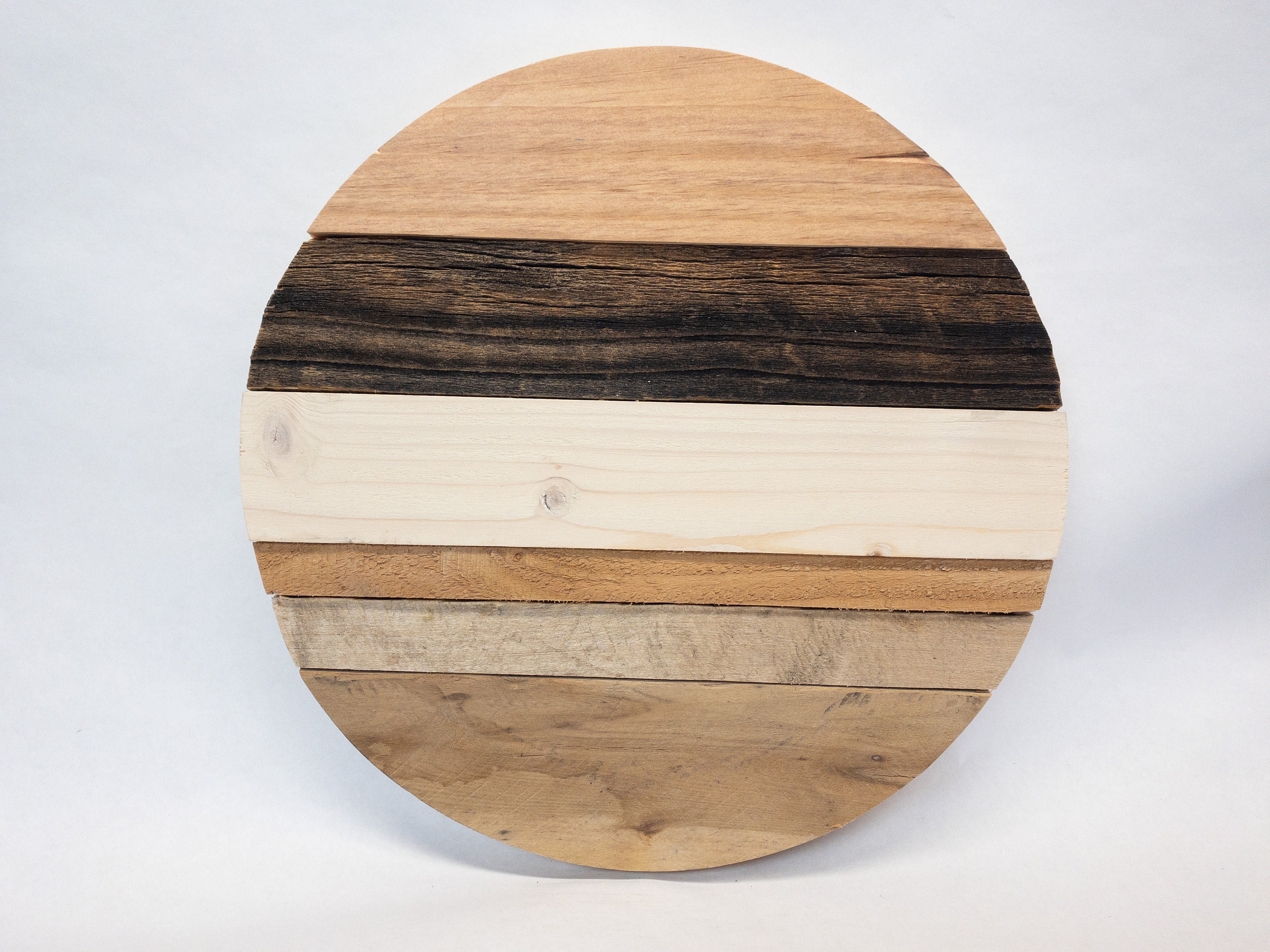 11 in. Wood Round Wall Decor Eclectic Wall Decor Etsy