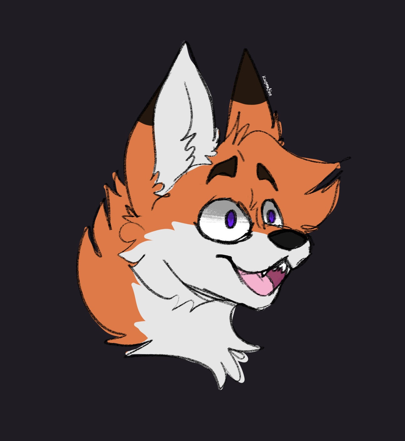 Cheap Custom SPEEDRUN Colored Sketch Fursona Headshots 