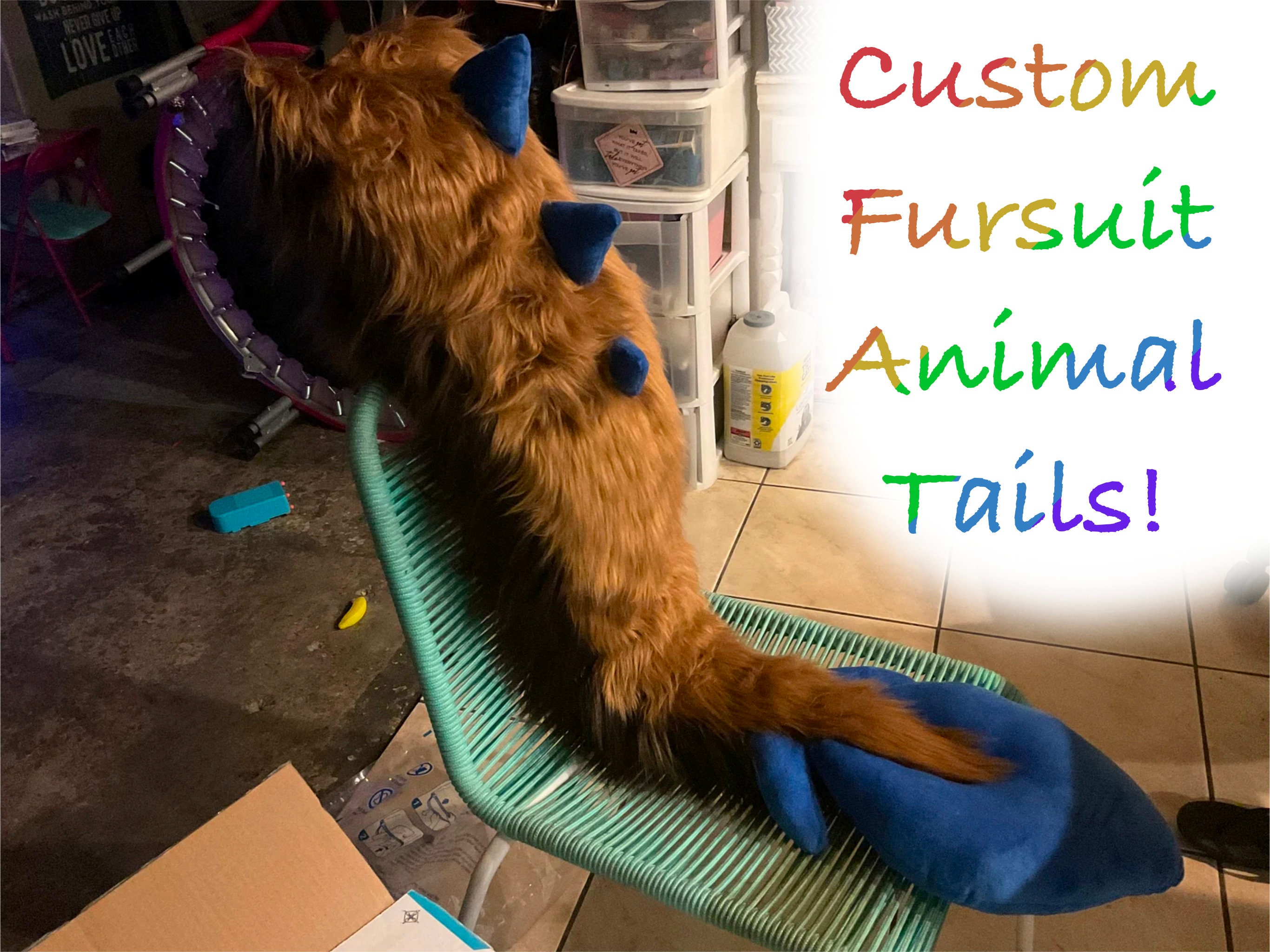 Fursuit Tails Custom Made to Order! Custom Orders Open, Please Message